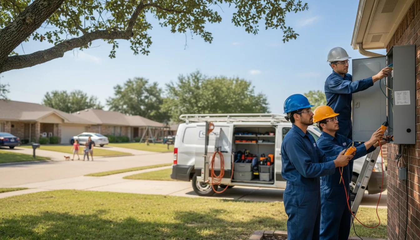Certified electrician providing emergency electrical services in Remlap, AL